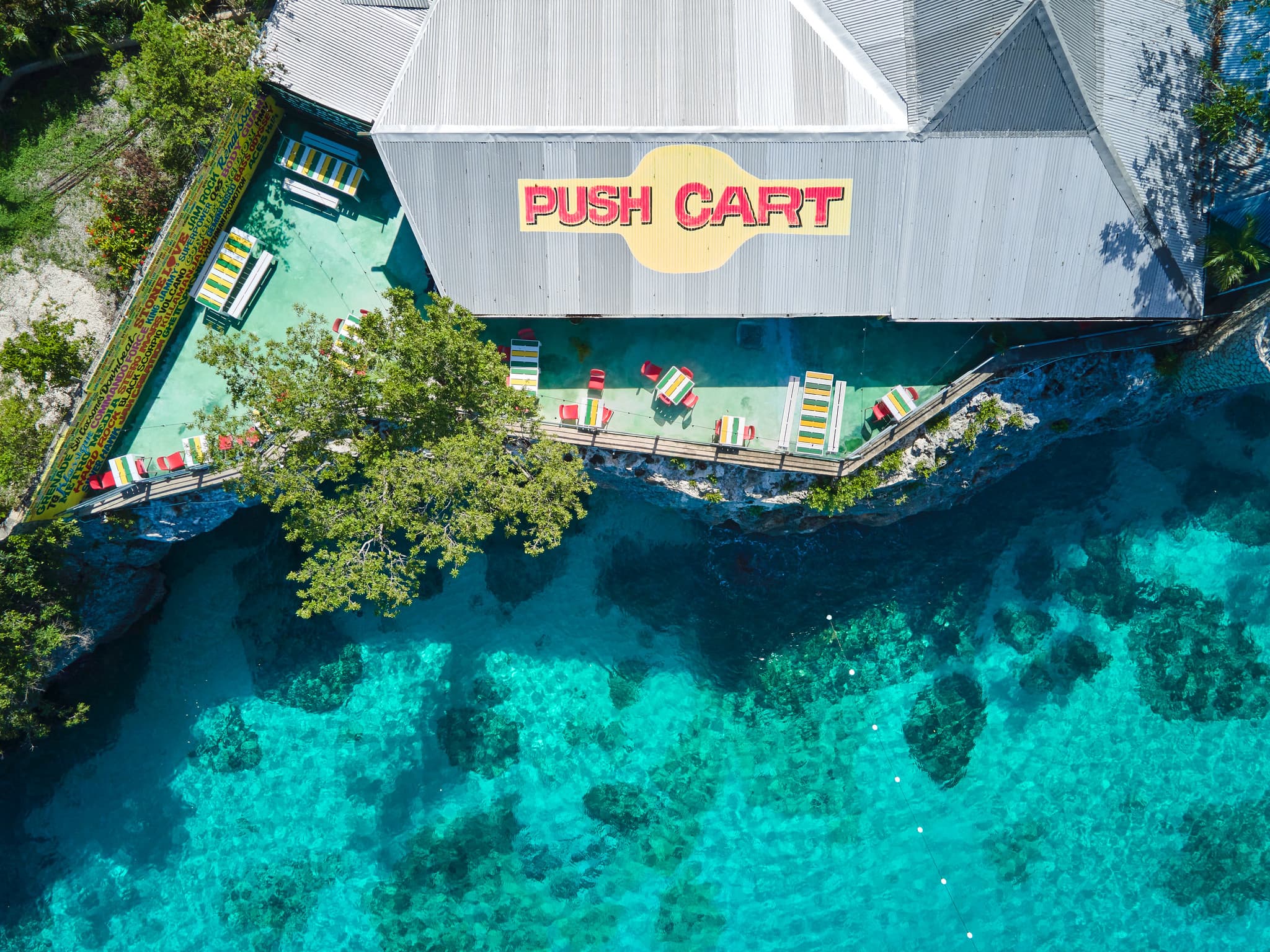 Parasailing over Seven Mile Beach in Negril, Jamaica